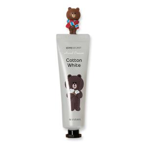 [Missha] (Friends line edition) The Love Secret Hand Cream Cotton - White