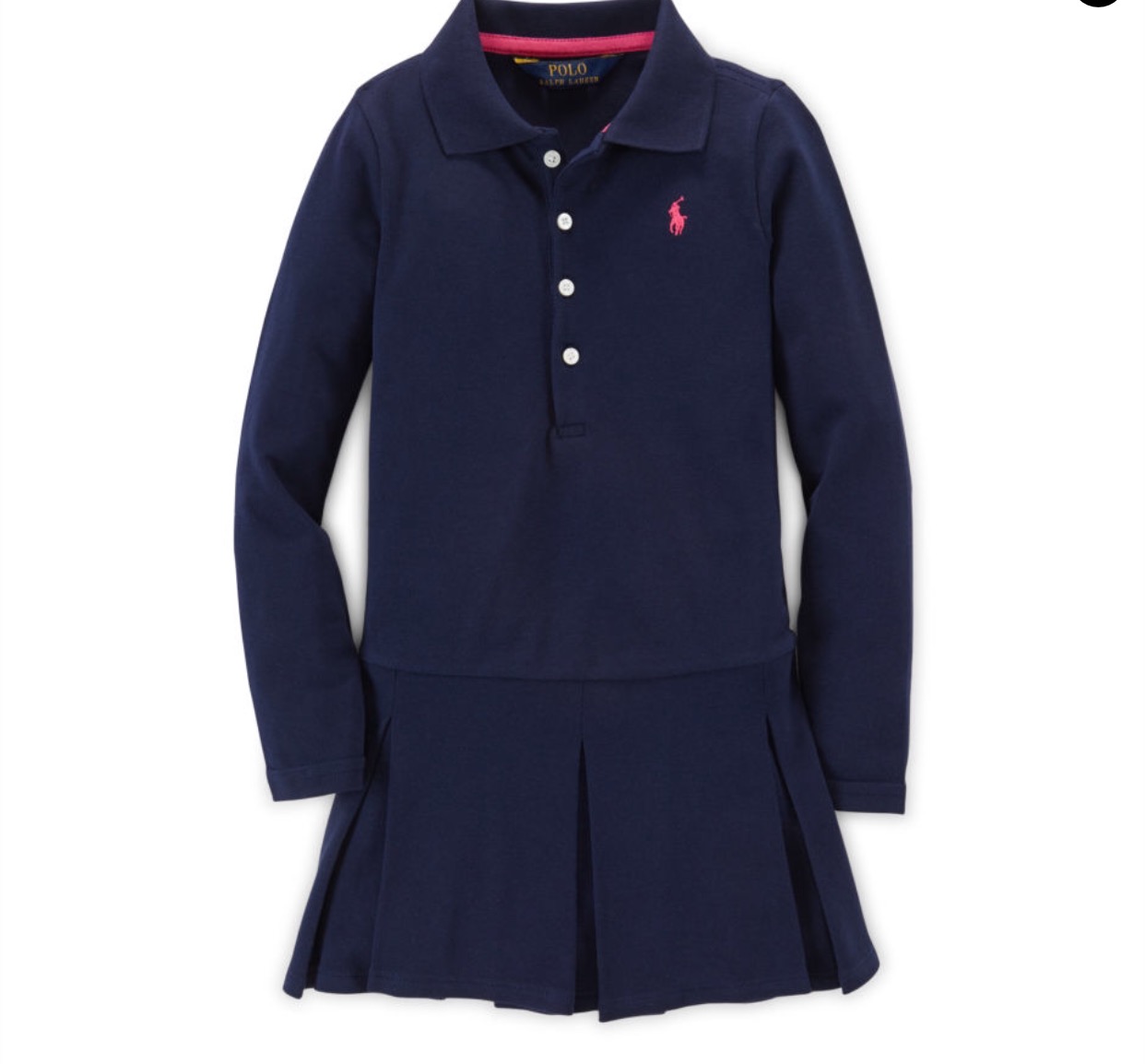 Ralph Lauren - pleated stretch polo dress