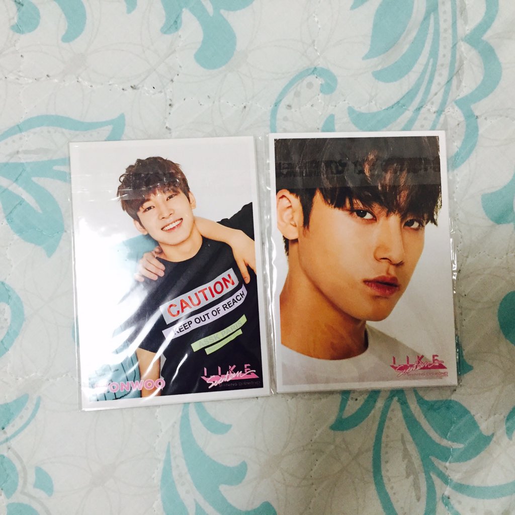 Wonwoo, Mingyu Japanese Photocard