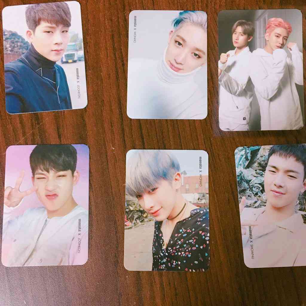 Monsta X photocards (3)
