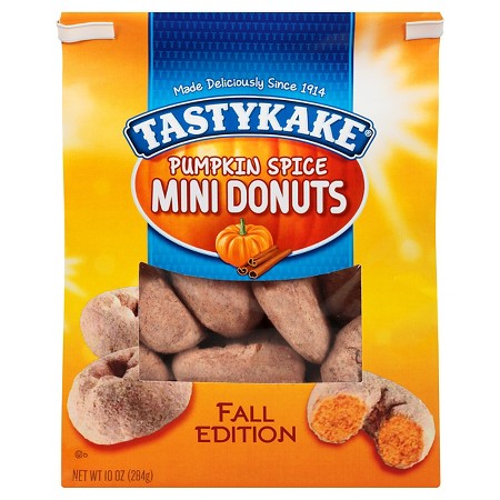 Tastykake Pumpkin Spice Bag Donuts
