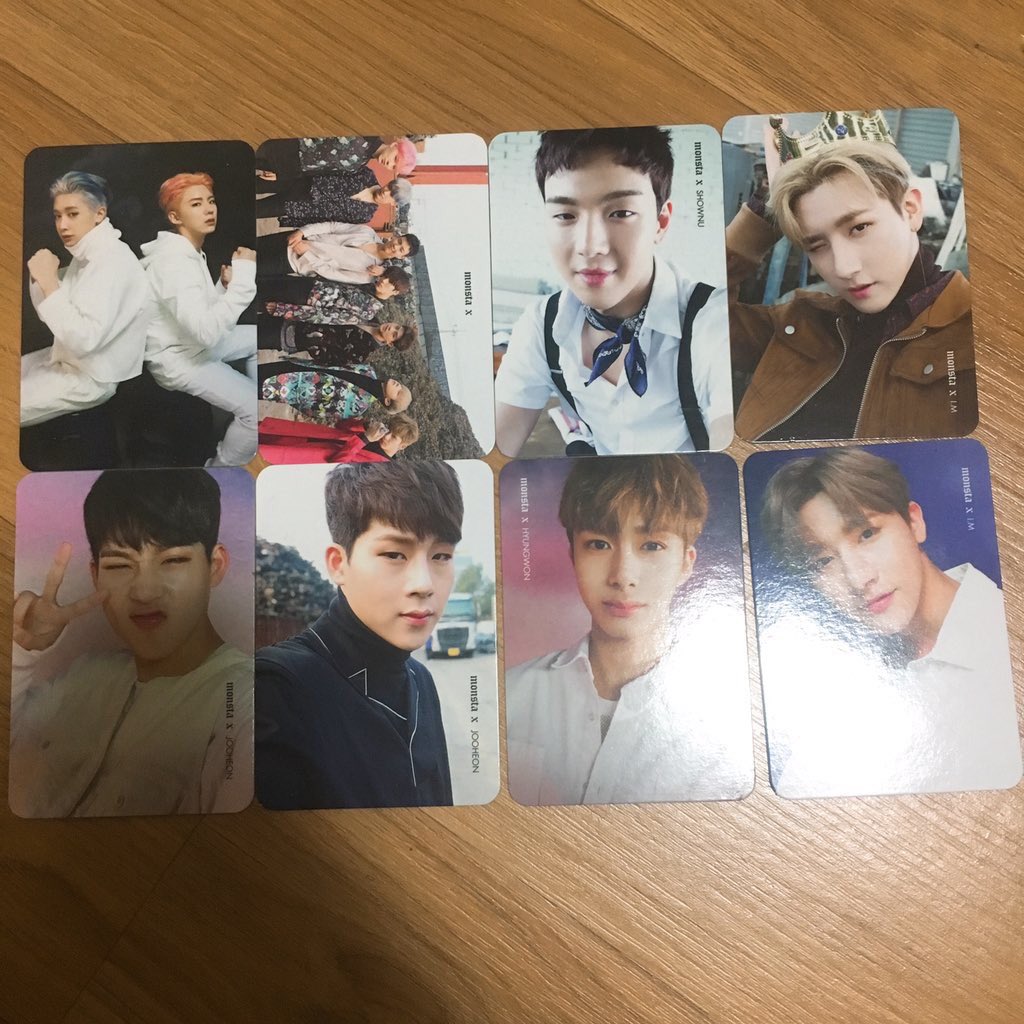 Various MONSTA X Photocards