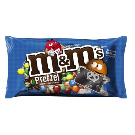 M&M pretzels