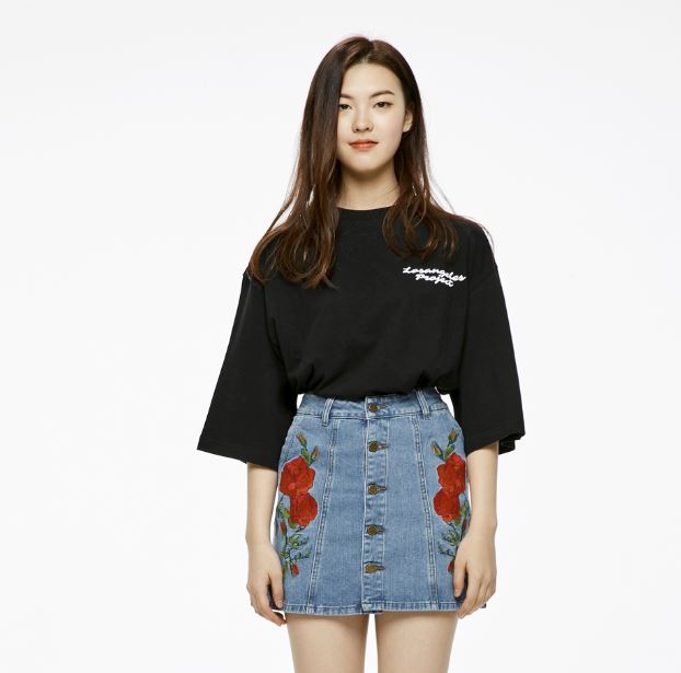 denim skirt