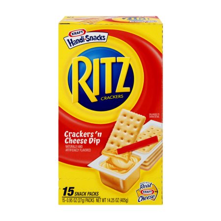 Handi-Snacks Ritz Crackers 'n Cheese Dip Snack Packs - 15 CT