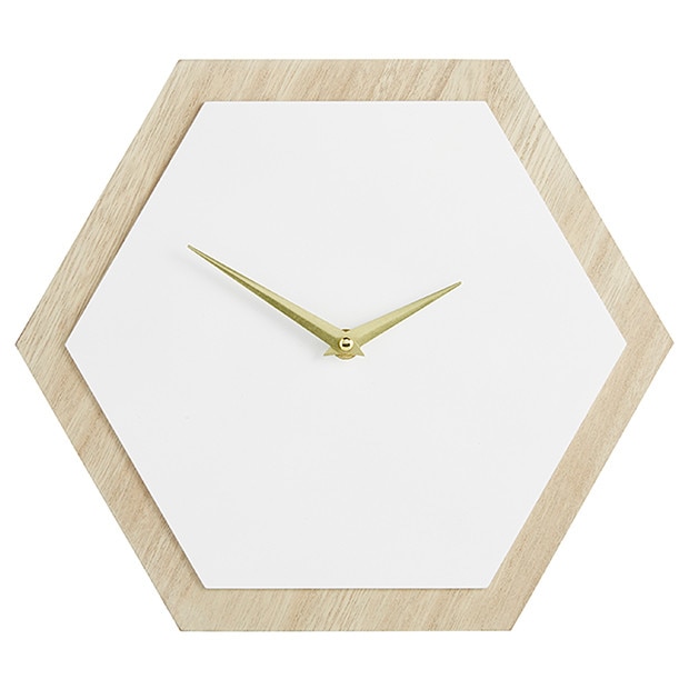 Hexagon clock