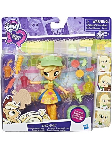 My Little Pony Equestria Girls Applejack Fruit Smoothies Shop