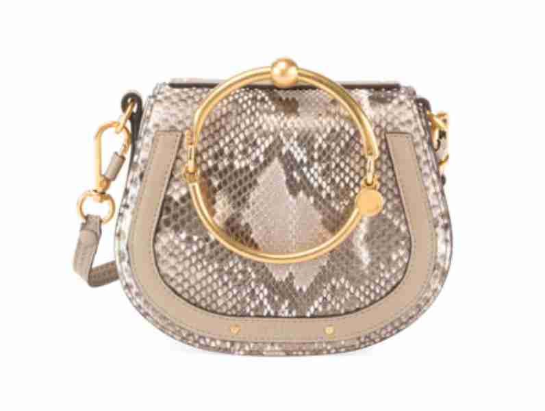 Nile Small Python Bracelet Crossbody Bag