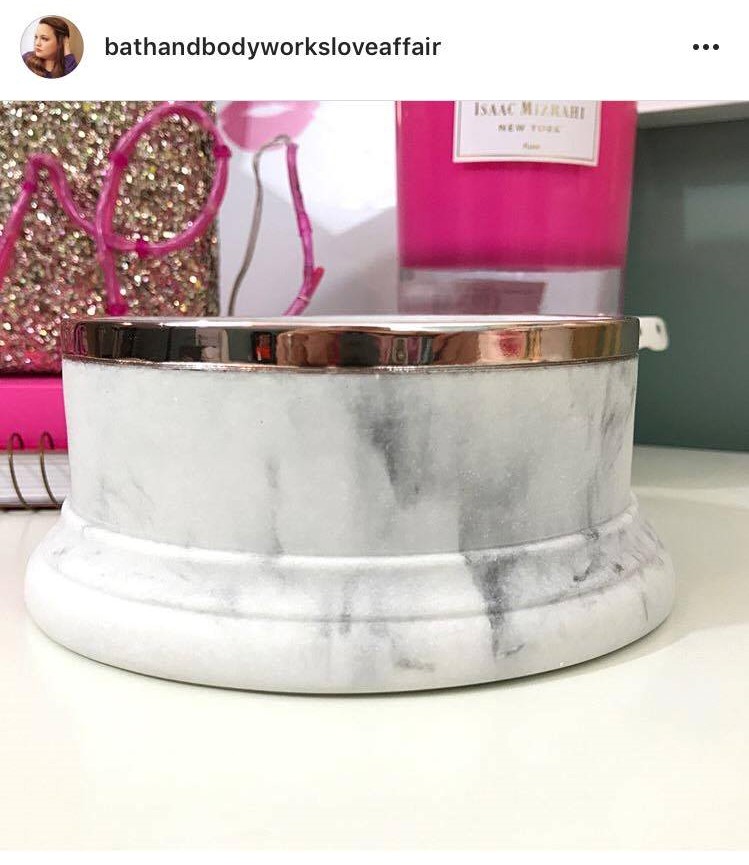 Marble 3-Wick Candle Sleeve