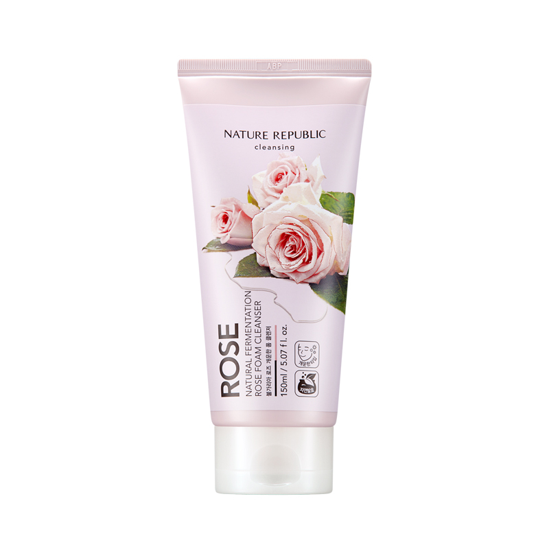 Natural Fermentation Rose Foam Cleanser