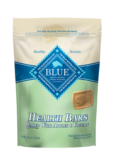 Blue Buffalo Health Bars Baked with Apples & Yogurt Dog Treats