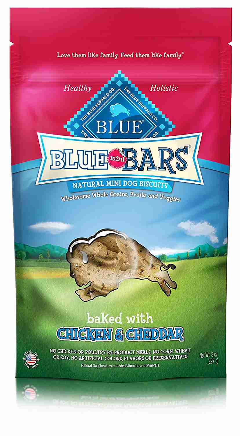 Blue Mini Bars Chicken & Cheddar Natural Mini Dog Treats