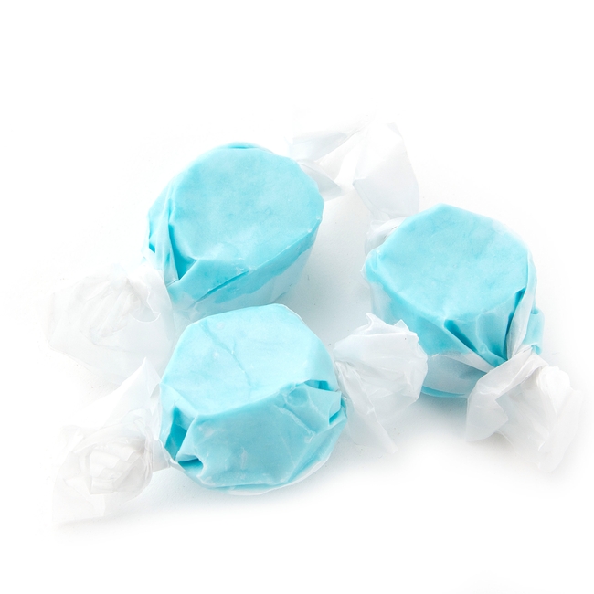Light Blue Salt Water Taffy - Blue Raspberry