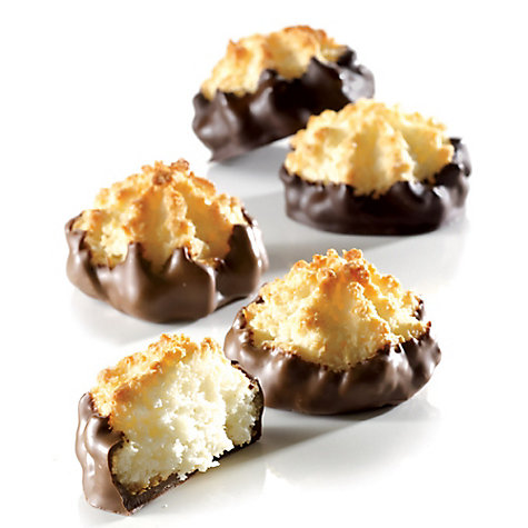 Chocolate Dipped Macaroons