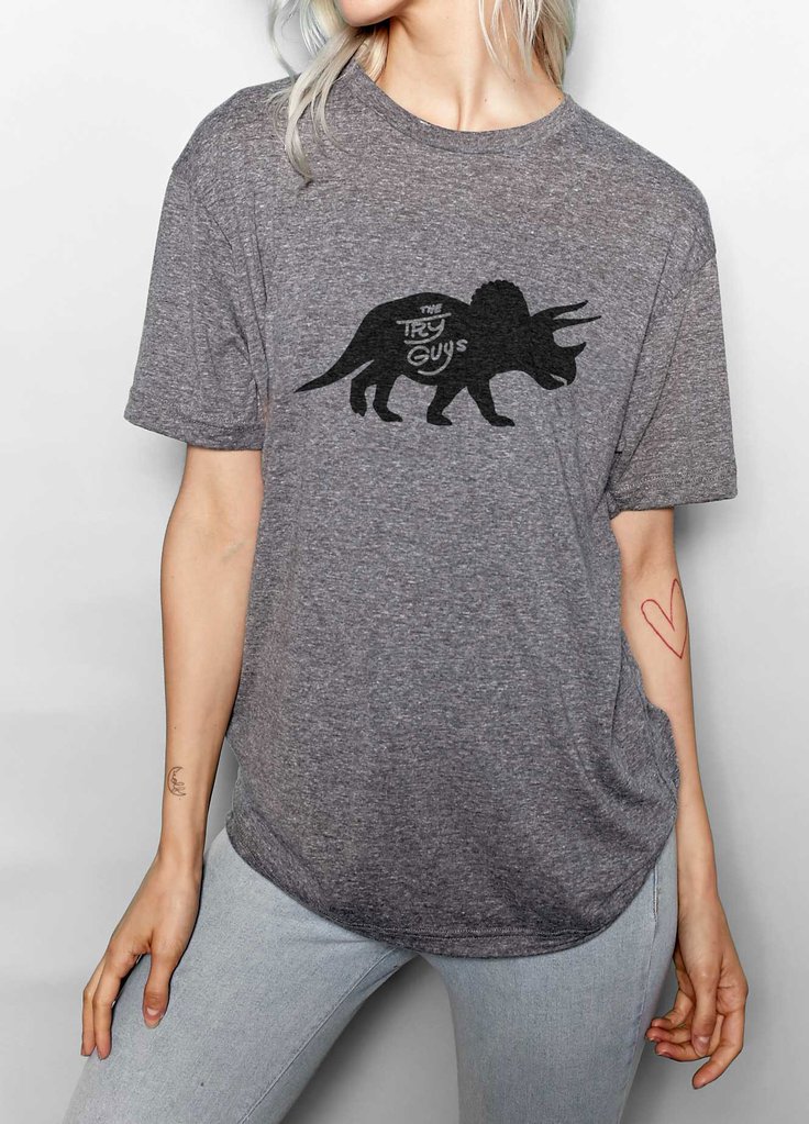 Tryceratops Crew Neck T-Shirt
