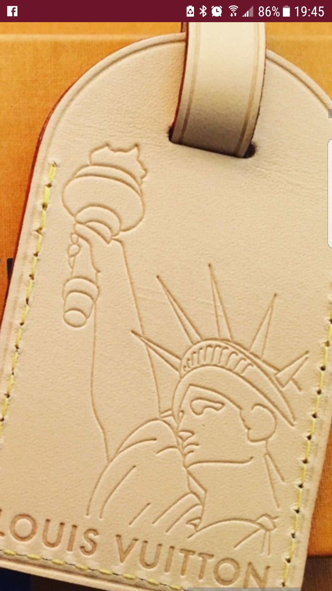 louis vuitton luggage tag