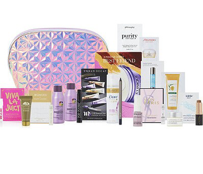 FREE 19 Pc Beauty Bag with any 60 purchase, 87 value