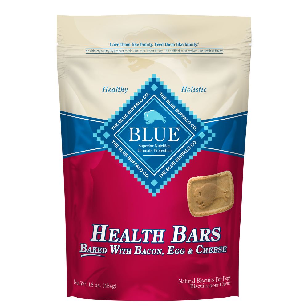 Health Bars Baked with Bacon, Egg & Cheese Dog Treat