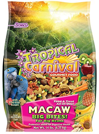Tropical Carnival Big Bites with ZOO-Vital Biscuits Macaw