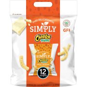 Simply Puffs White Cheddar, 12 Count, 0.875 oz. Bags