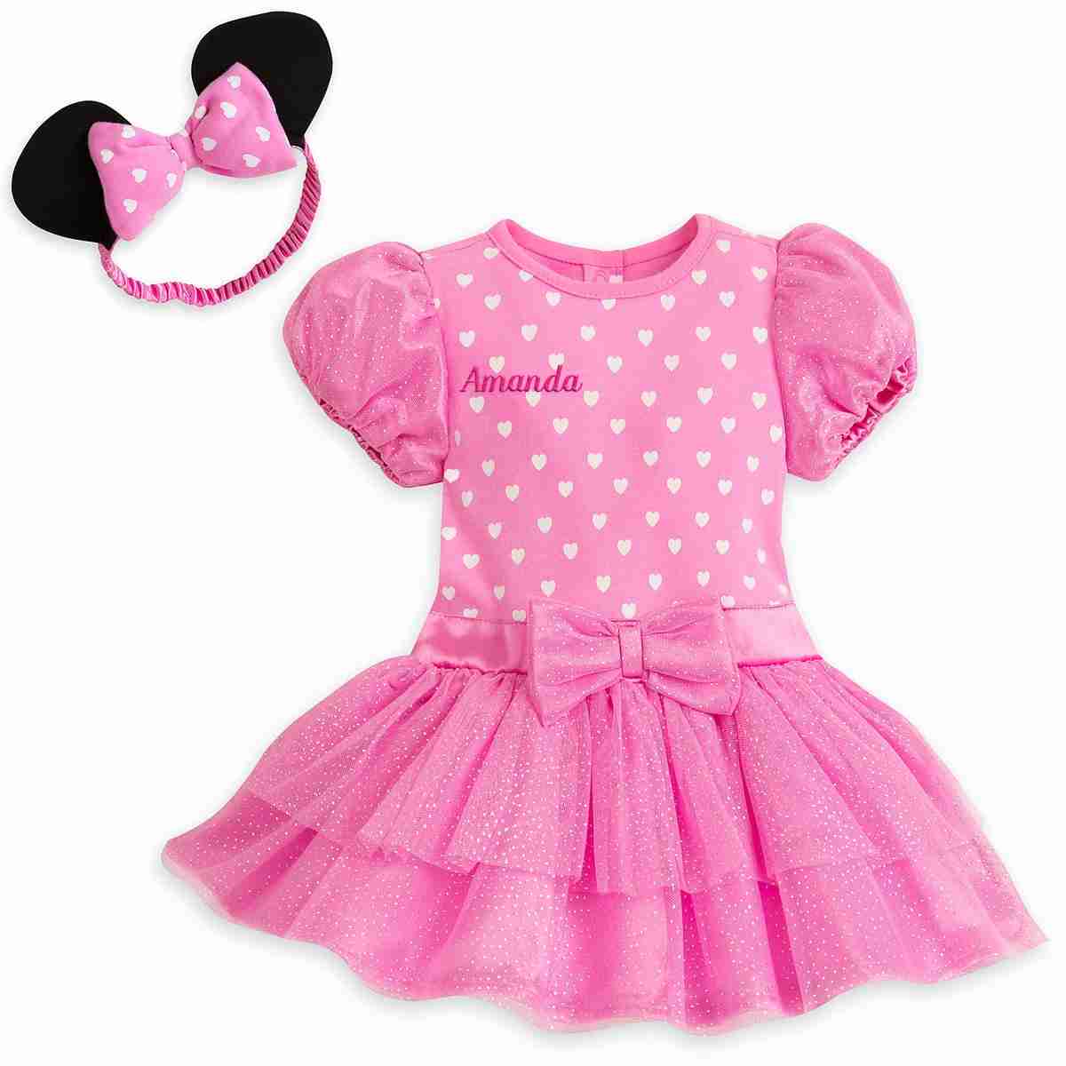 Minnie Mouse Pink Costume Bodysuit