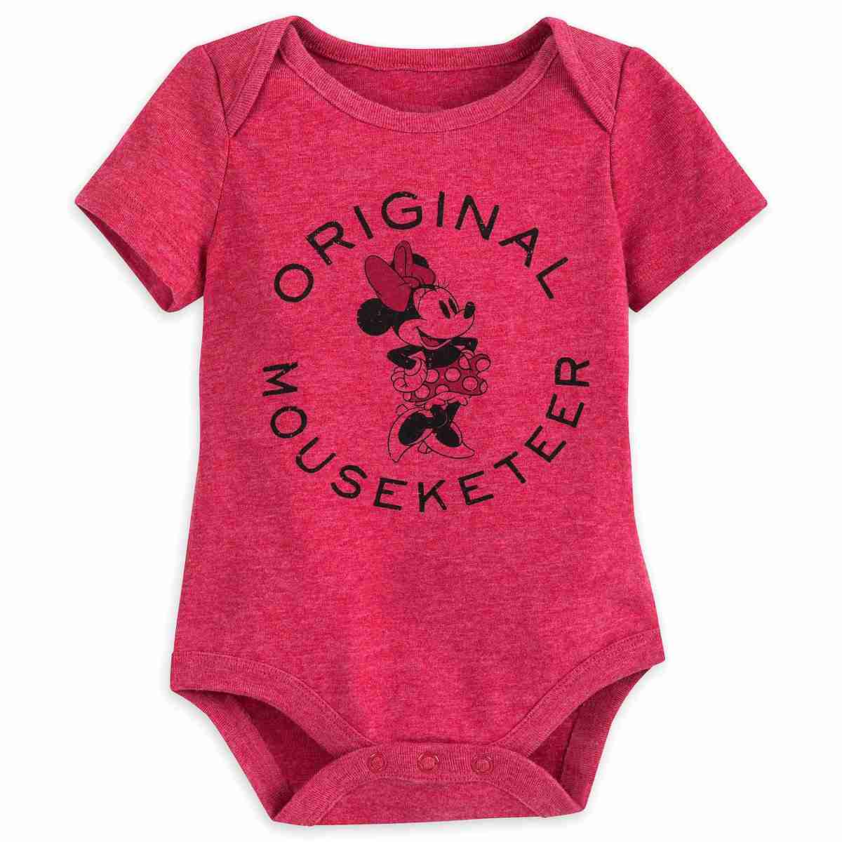 Minnie Mouse Mouseketeer Disney Cuddly Bodysuit