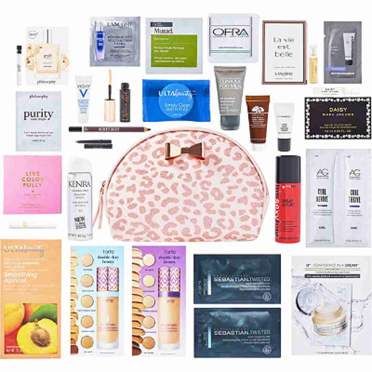 FREE 26 Pc Beauty Bag with any 60 purchase, a 90 value