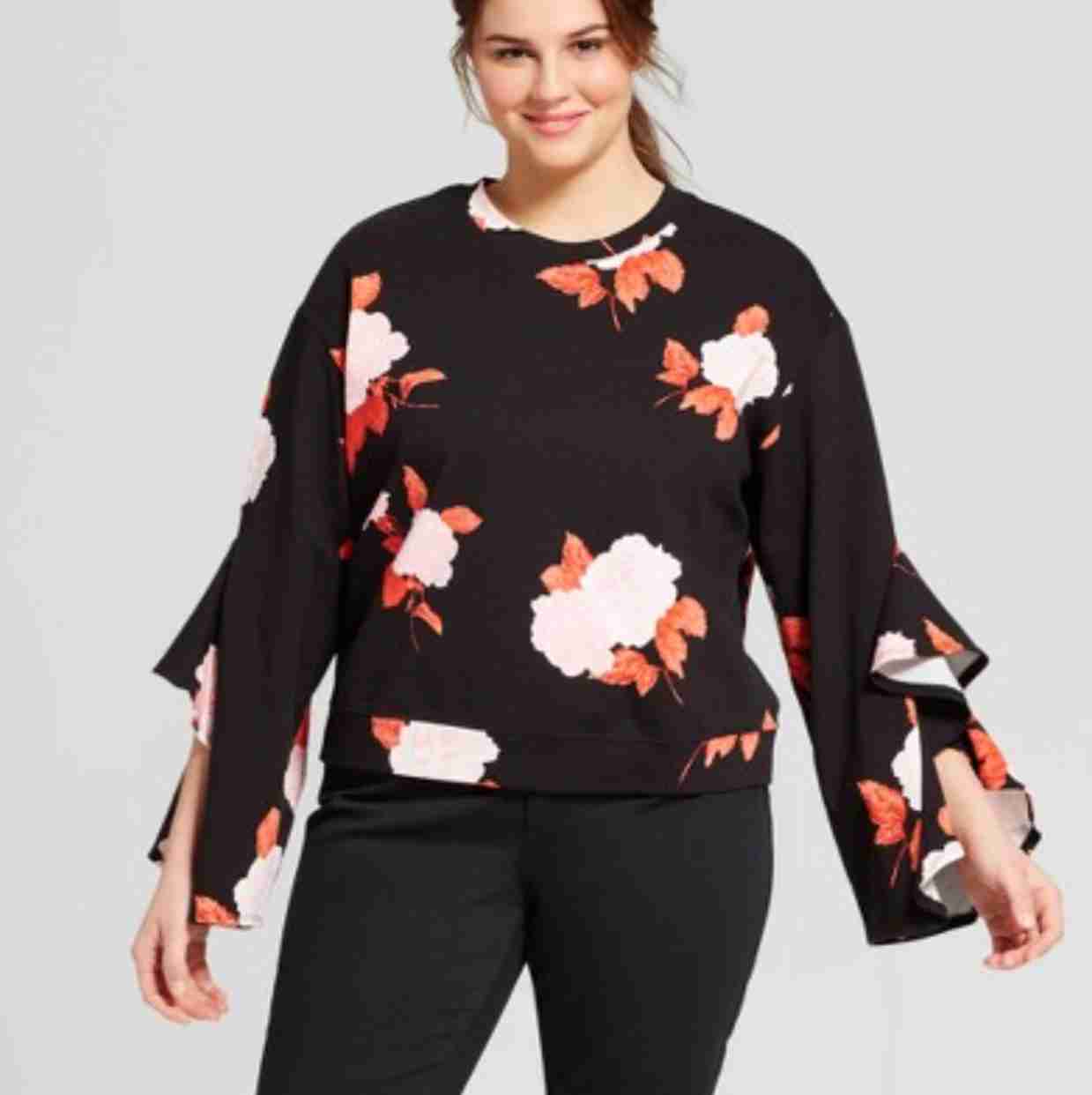 Floral sweatshirt