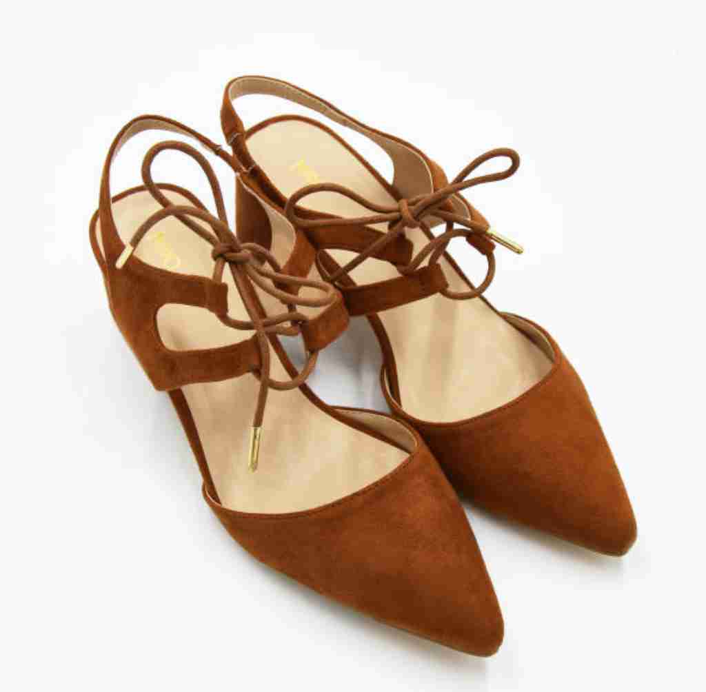 Ribbon Strap Stiletto Heel