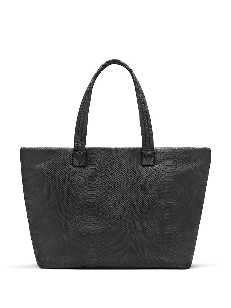 Nylon Phython Weekender Tote