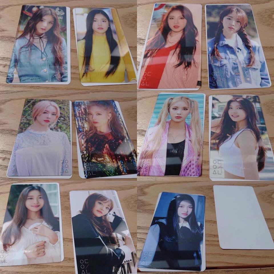 LOONA Cinema Theory Up&Line Photocard Set