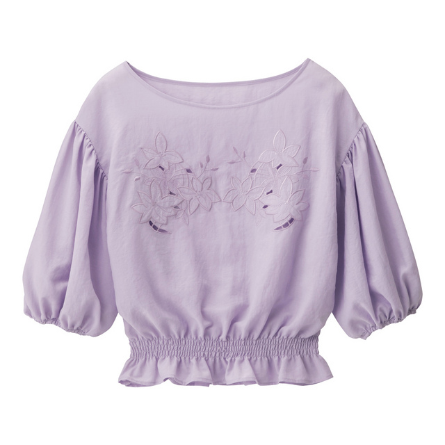 Flower Cutout Blouse