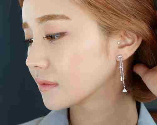 Tri Cube Earrings