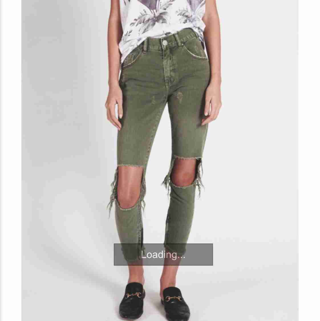 Super Khaki High Waist Freebirds Skinny Pant