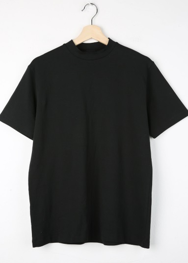Basic Raised Neck T-Shirt