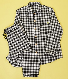 Black Check Pajamas