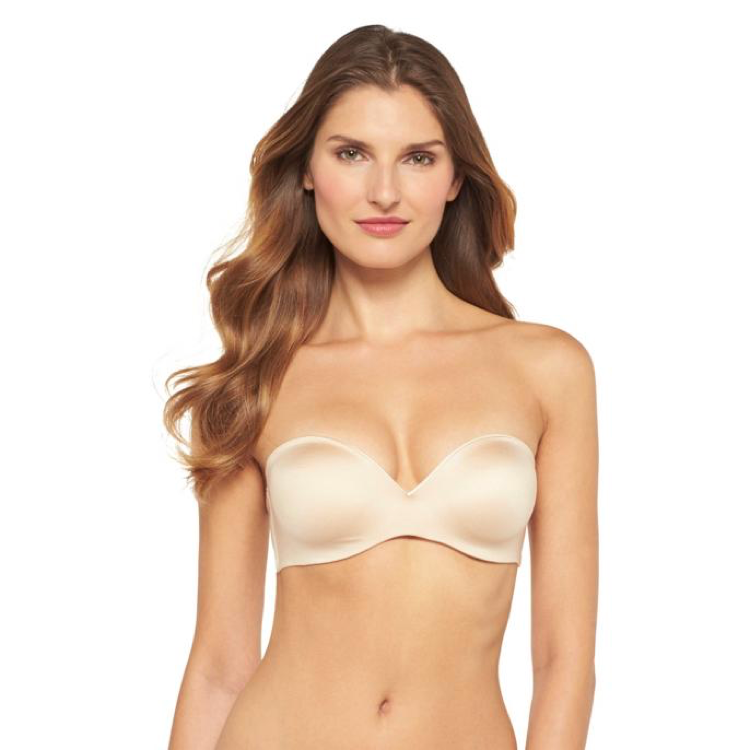 Self Expressions Women's Comfort Convertible Strapless Plunge Bra 5567