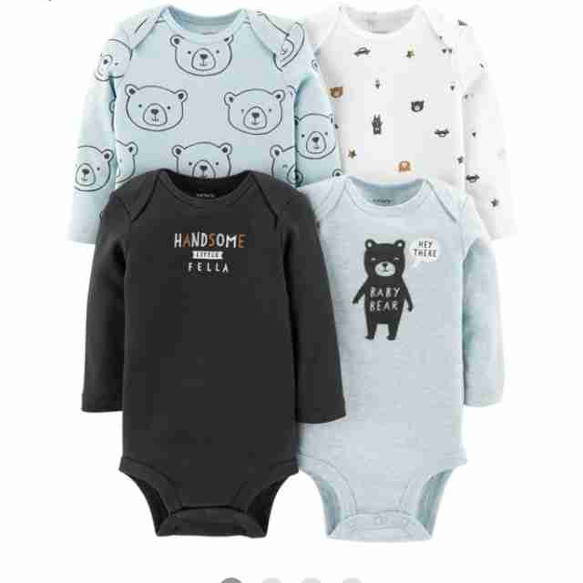 4-Pack Long-Sleeve Original Bodysuits