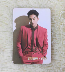 Xiumin yes Trading Card