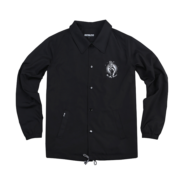 Hand Sign Coach Jacket / BK