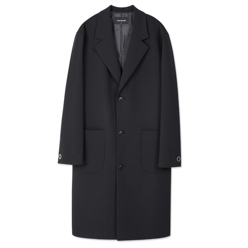 Unisex Santos Oversized Coat - Black