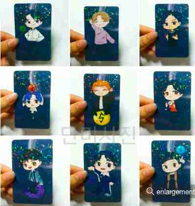 Holograms cards Set 9