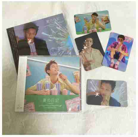 BTOB Minhyuk Summer Diary A&B set with 4 cards