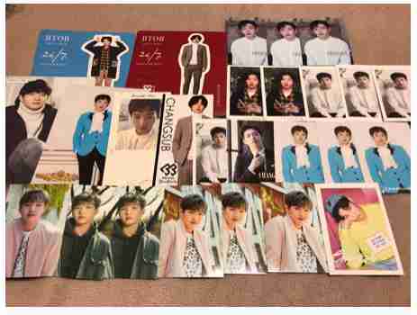 BTOB Changsub cards