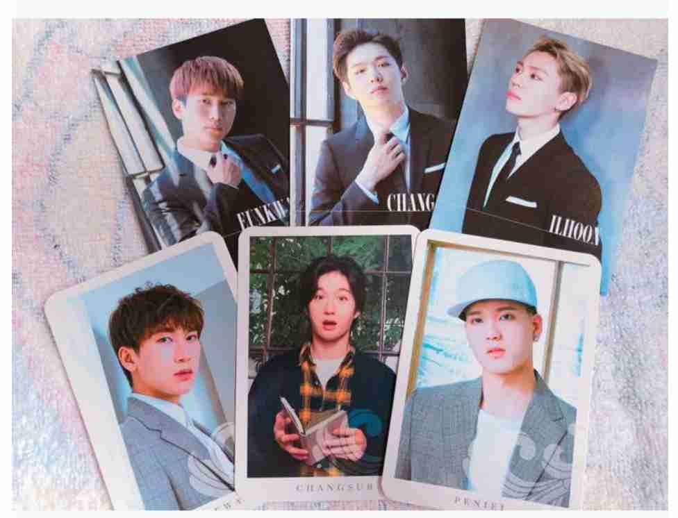 Btob trading cards 6 piece set
