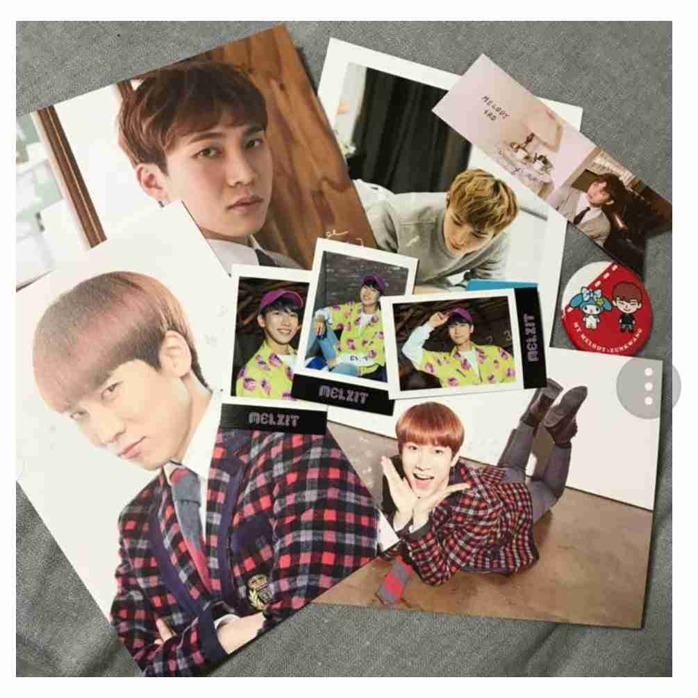 Btob eunkwang set photos and cards