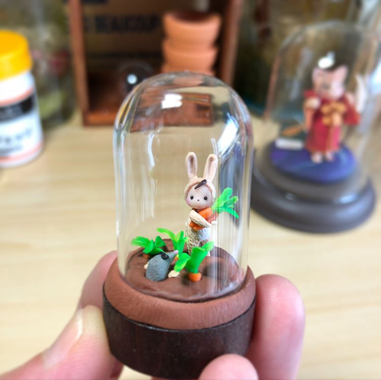 Bunny Holding Carrot