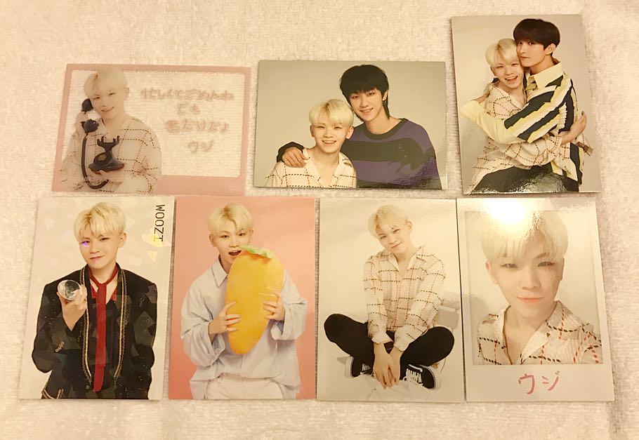 Woozi Set of 3 Trading card