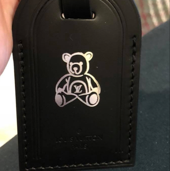 Louis bear hot stamp