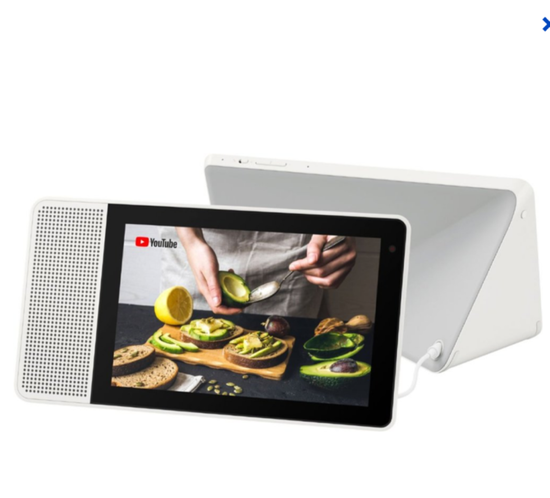 8 Smart Display with Google Assistant - White Front/Gray Back